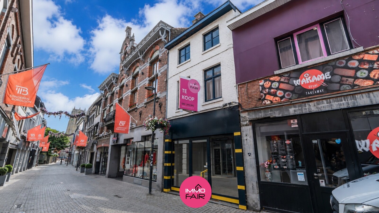 Handelspand met woonst op commerciële toplocatie in Tongeren 