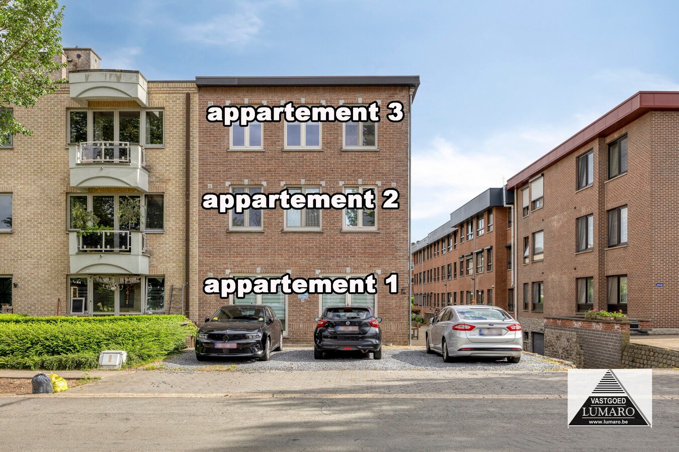 Interessante investering! Gebouw met 3 appartementen 