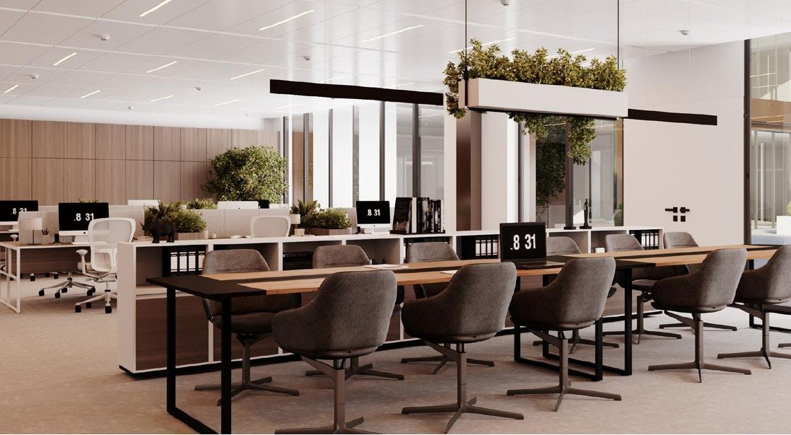 Kantoren te huur in nieuwbouwproject Ouverture in Gent