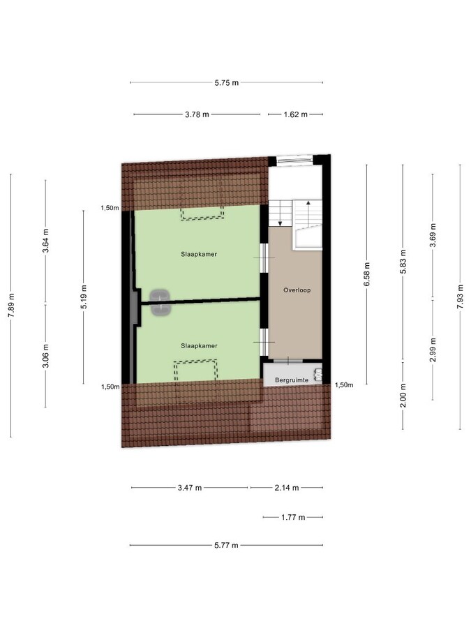 Rijwoning met diepe tuin en extra ingang voor de tuin te Duffel 