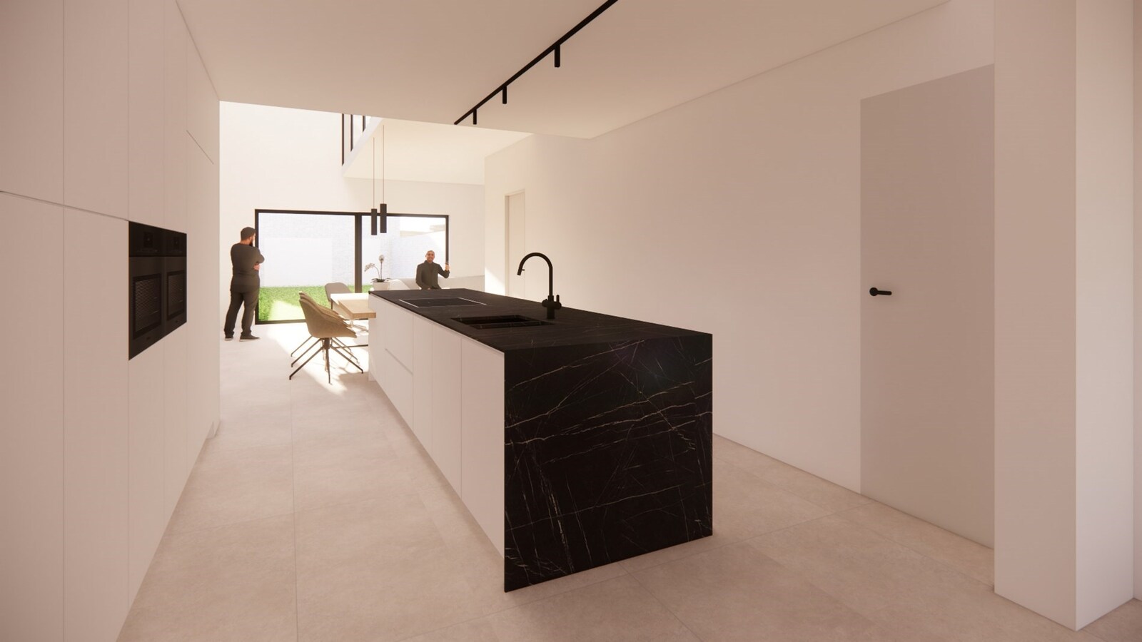 Uiterst ruime woning met garage in het centrum van Kortemark 