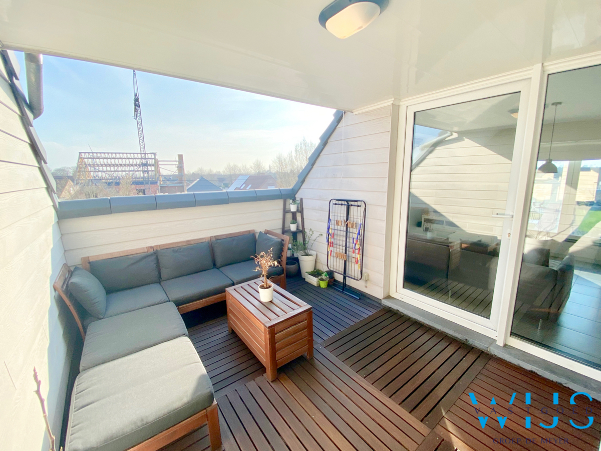 3slaapkamer appartement met leuk dakterras &amp; garage te ERTVELDE / RIEME! 