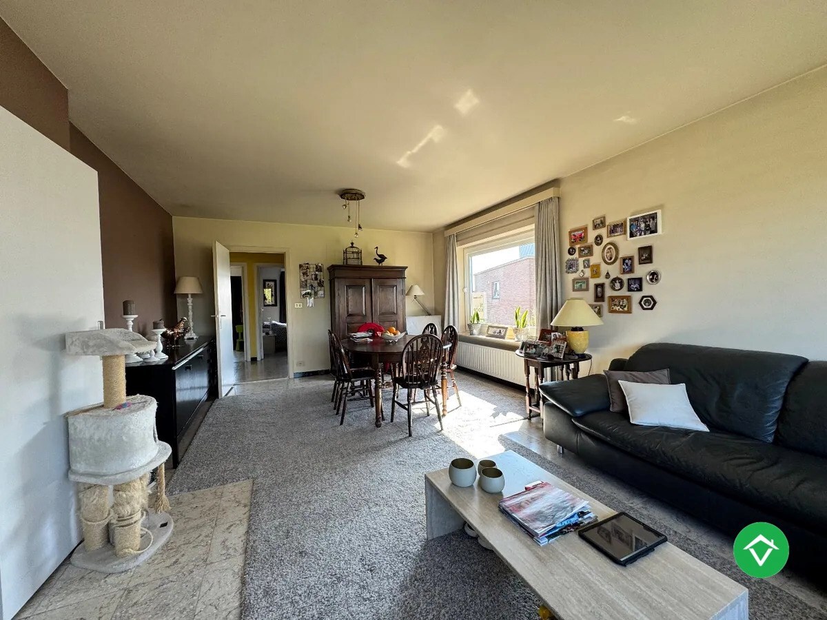 Rustig gelegen appartement met 2 slaapkamers te Assebroek 