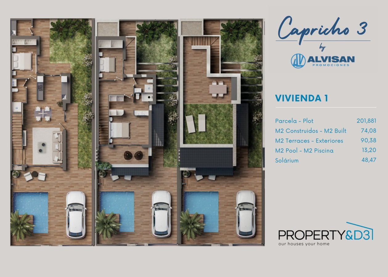 Villa met 3 slaapkamers te koop in San Pedro del Pinatar 