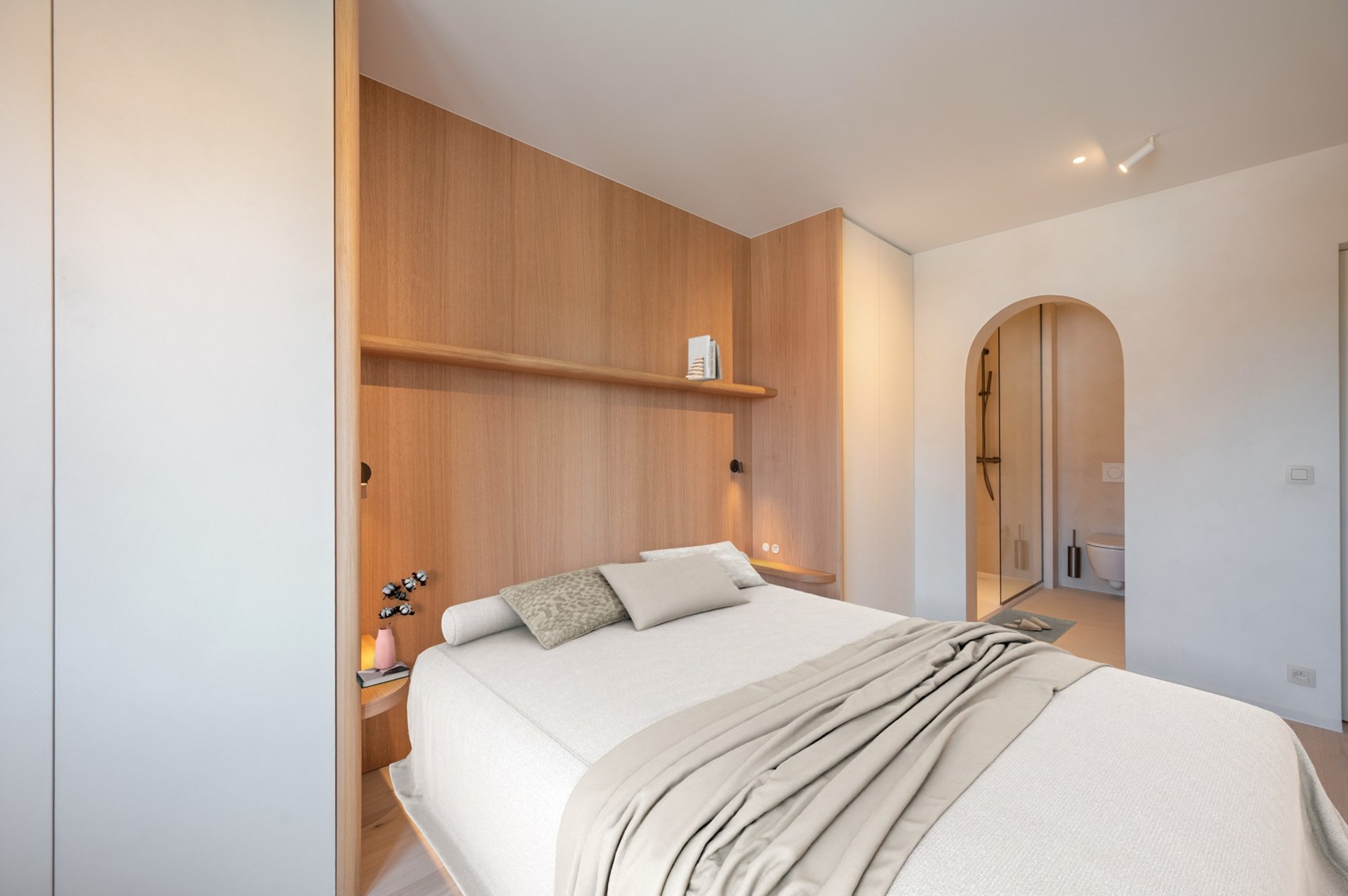 Klassevol appartement gelegen in een charmante villaresidentie in het Zoute. 