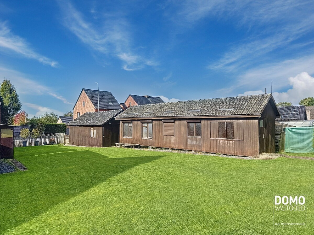 Gelijkvloerse woning met tuin en terras in Herk-de-Stad. 