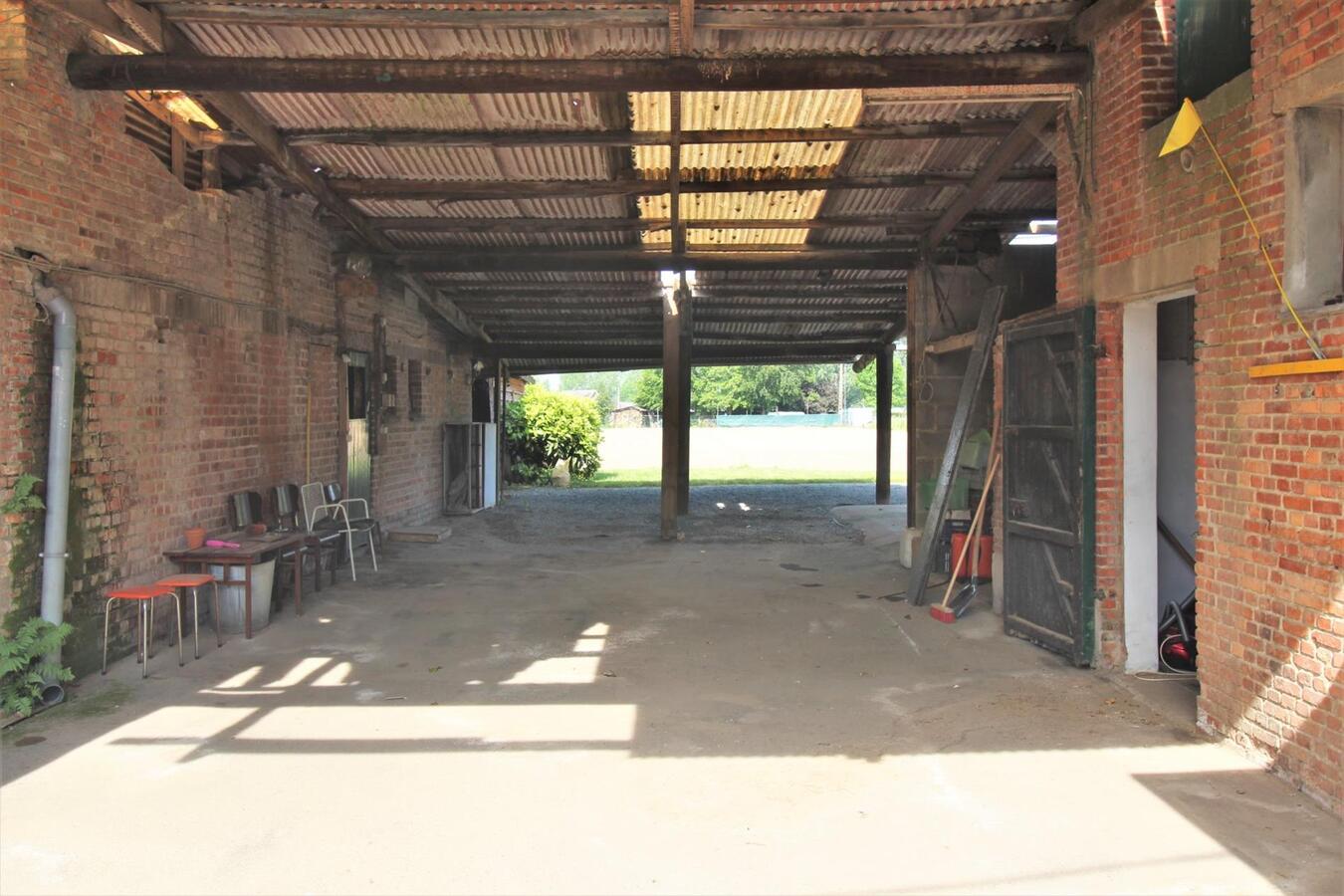 IN OPTIE - Charmante te renoveren boerderij met weiland op ca. 2,63ha te Merchtem en Londerzeel (Vlaams-Brabant) 