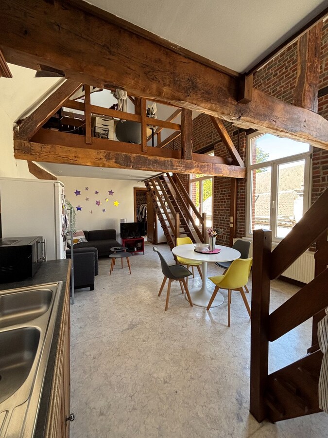 Lumineux appartement en duplex 