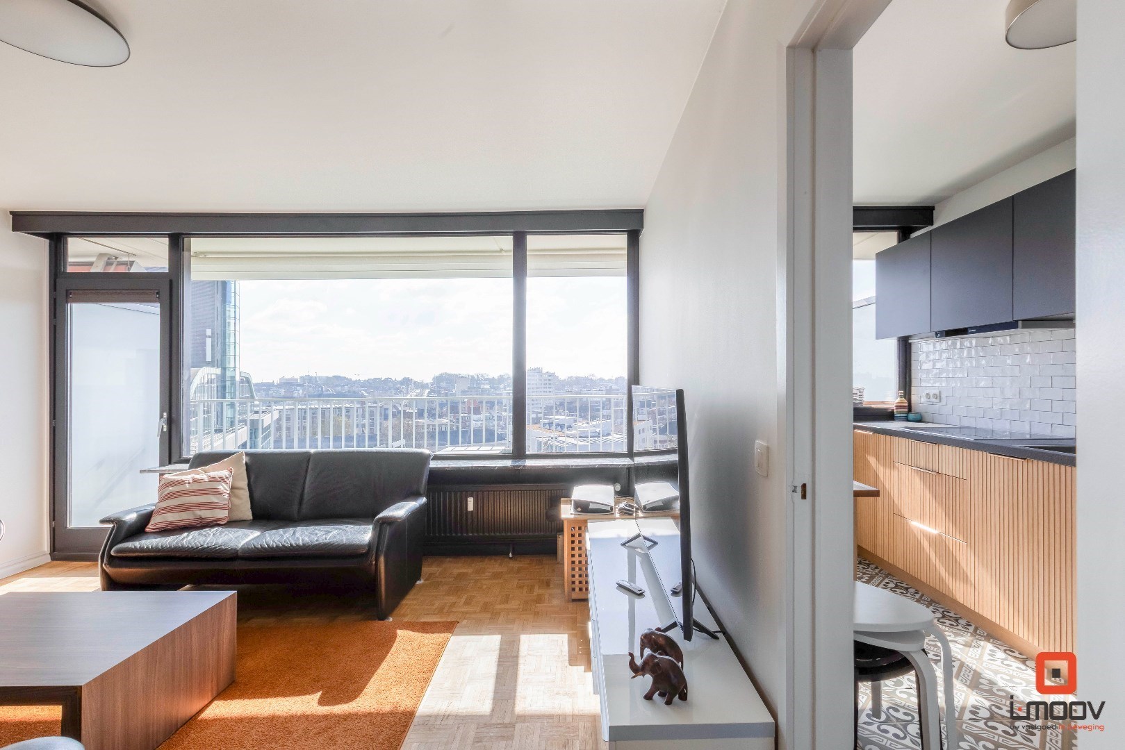 Prachtig, instapklaar 2 slaapkamer appartement met een open en wijds zicht op de stad 