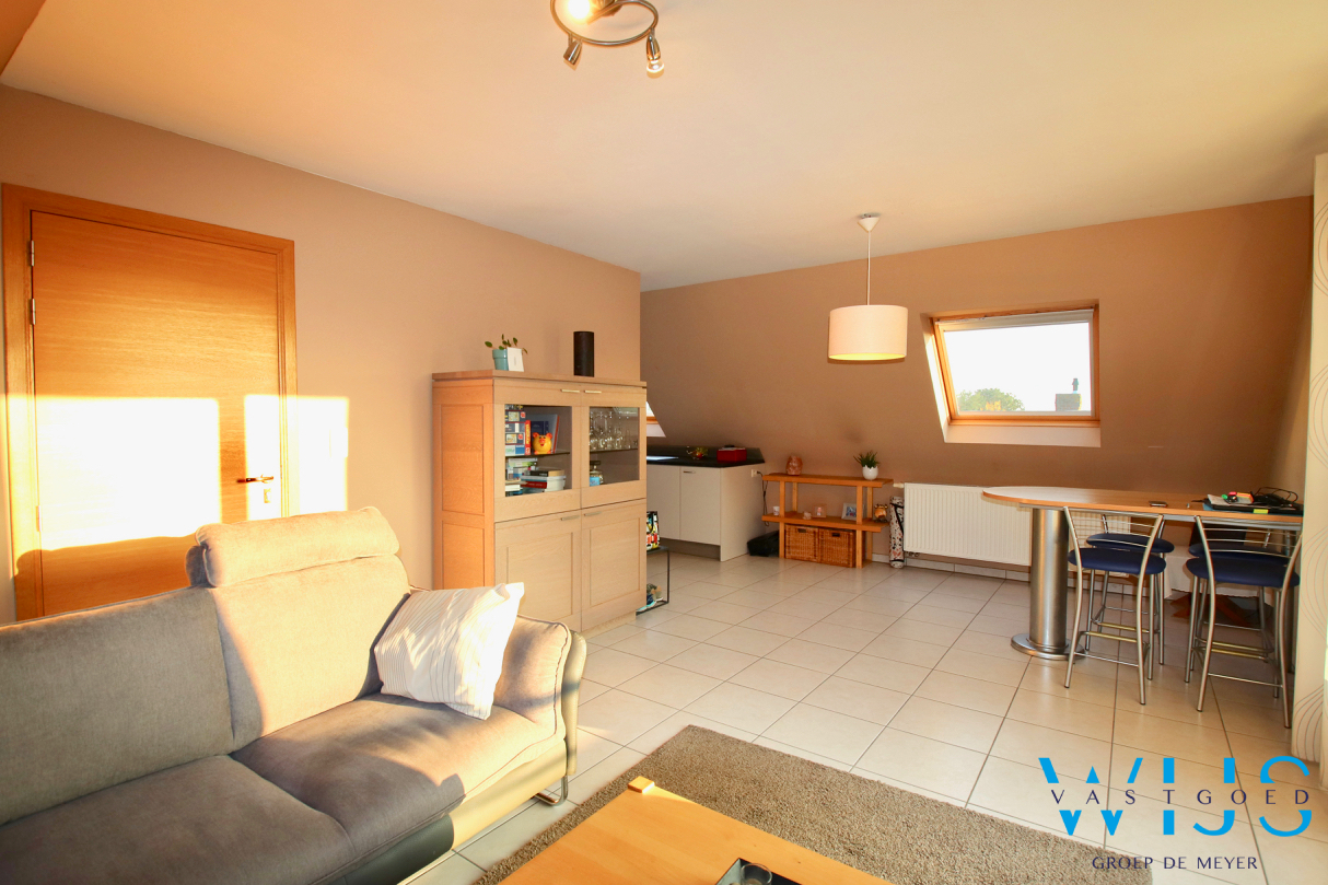 Gezellig 1 slaapkamer appartement met zonneterras &amp; garage ! 