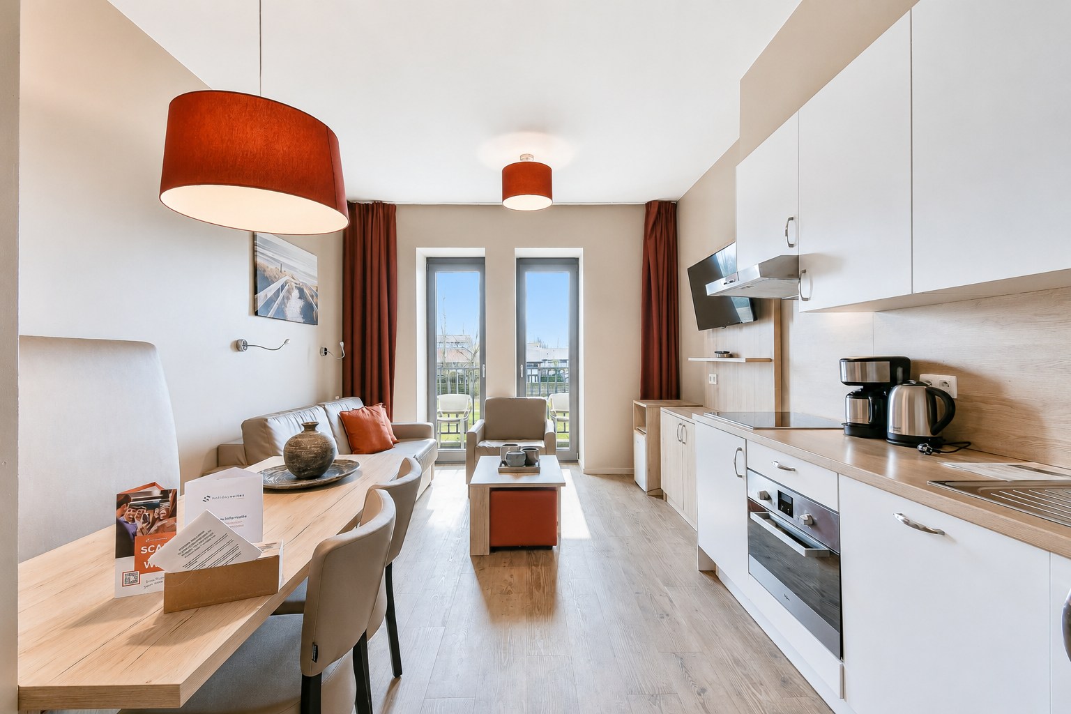 Gemeubeld vakantieappartement in vakantiedomein Duinenzicht 
