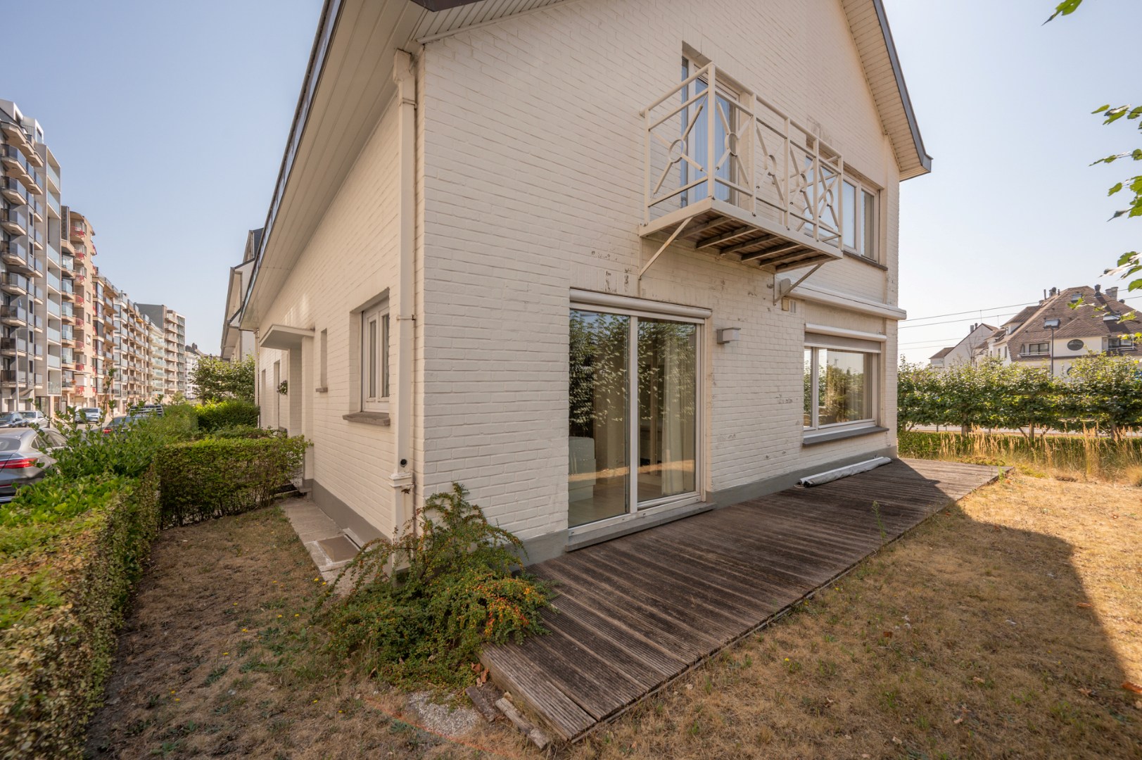 Appartement met tuin vlakbij het strand 