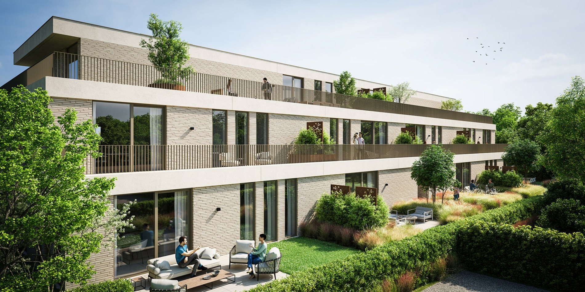 Nieuwbouw 1-slaapkamer appartement in centrum Geel 