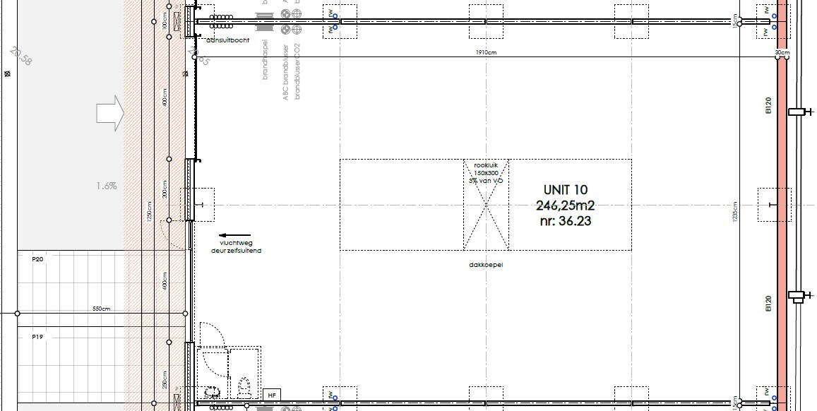 Loods te koop – 246 m² met 2 parkeerplaatsen inbegrepen op de industriezone te Ichtegem 