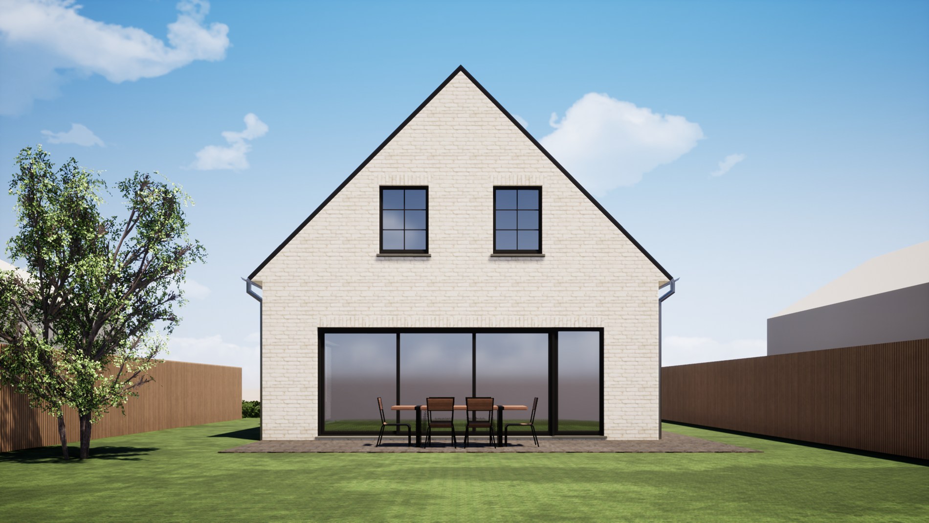 Nieuwbouwvilla met 3 slaapkamers én garage in Lissewege 