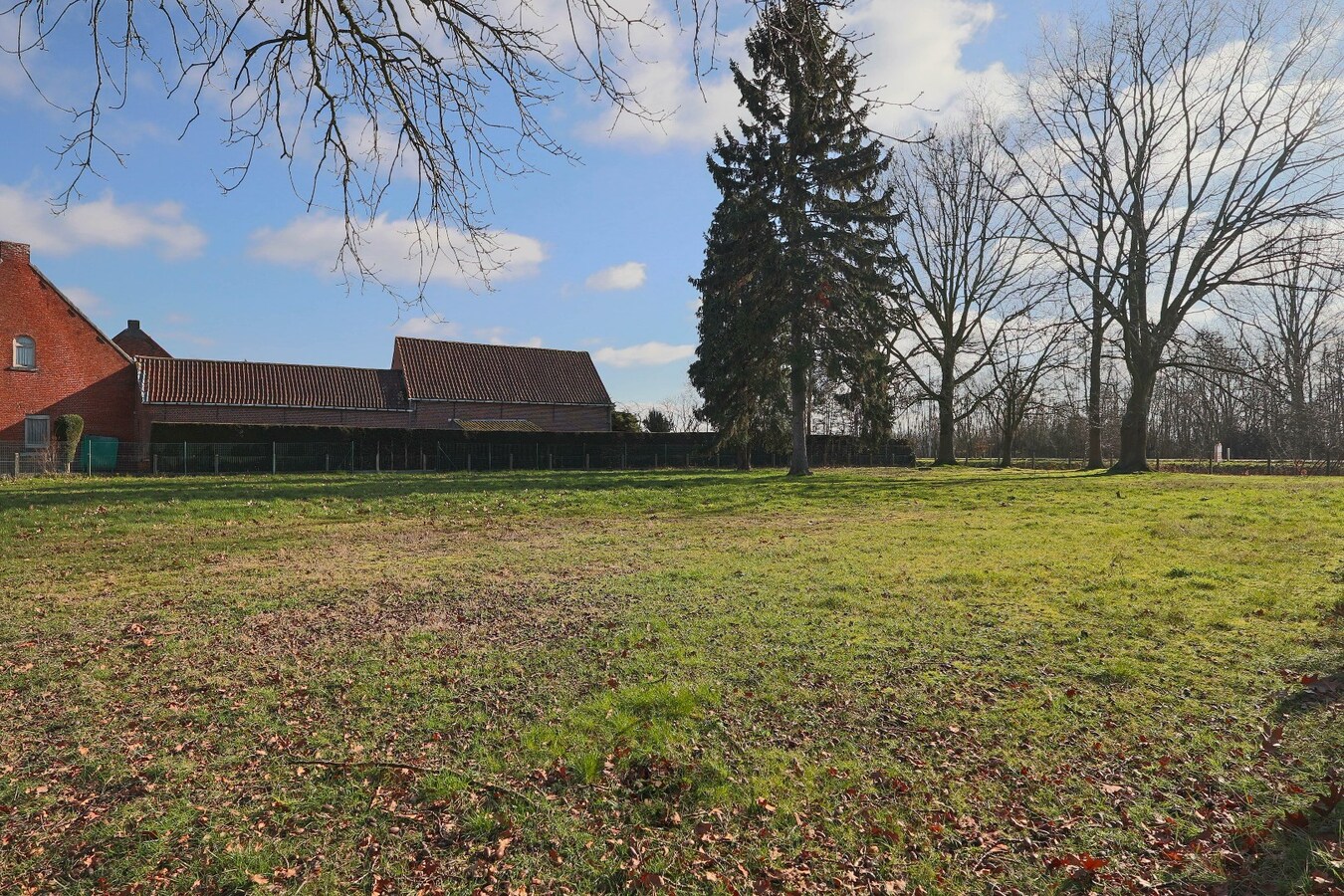 Bouwlot met achterin volwassen eiken (739m) te Lochristi 