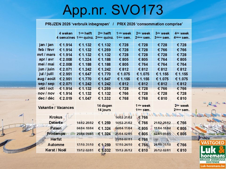 VAKANTIE APPARTEMENT MET ZONNIGE TUIN (VAKANTIEVERHUUR) 