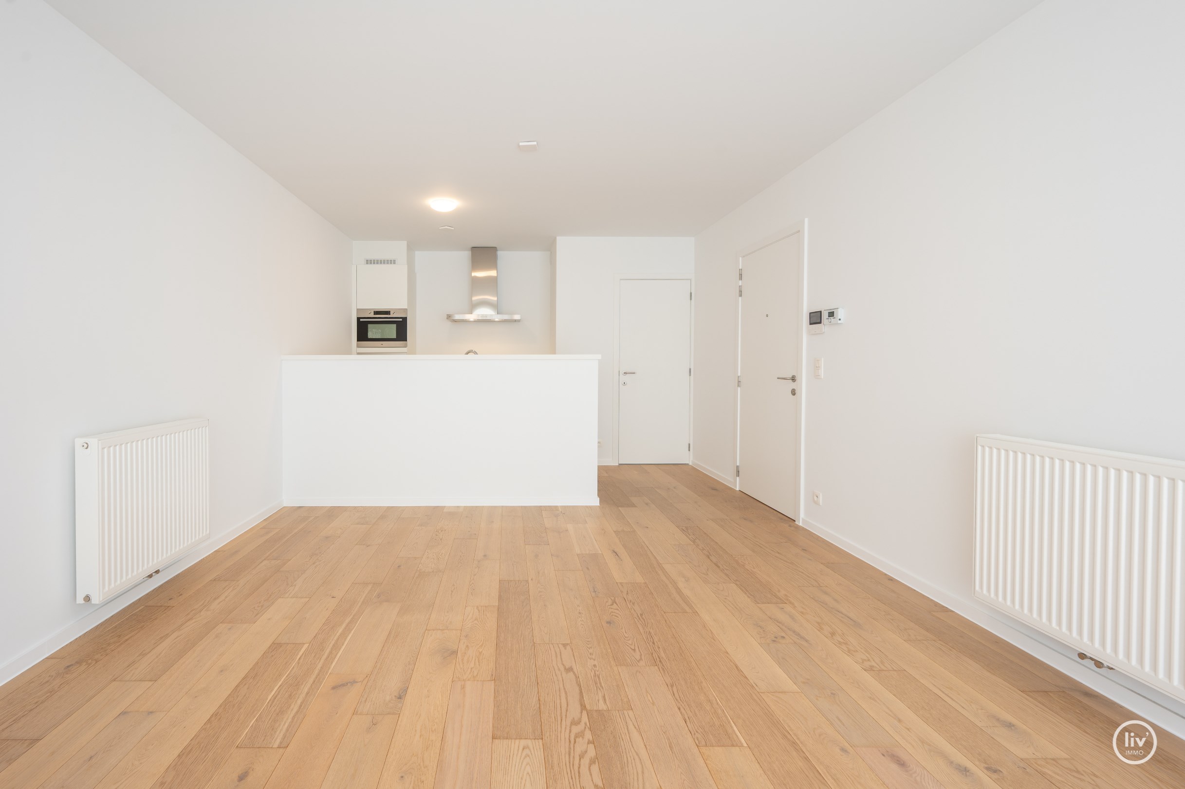 Appartement au rez-de-chaussée avec 1 chambre et terrasse, à proximité du centre commercial de Knokke. 