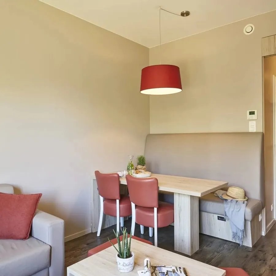 Ruime studio (4P) met stapelbed en zetelbed 