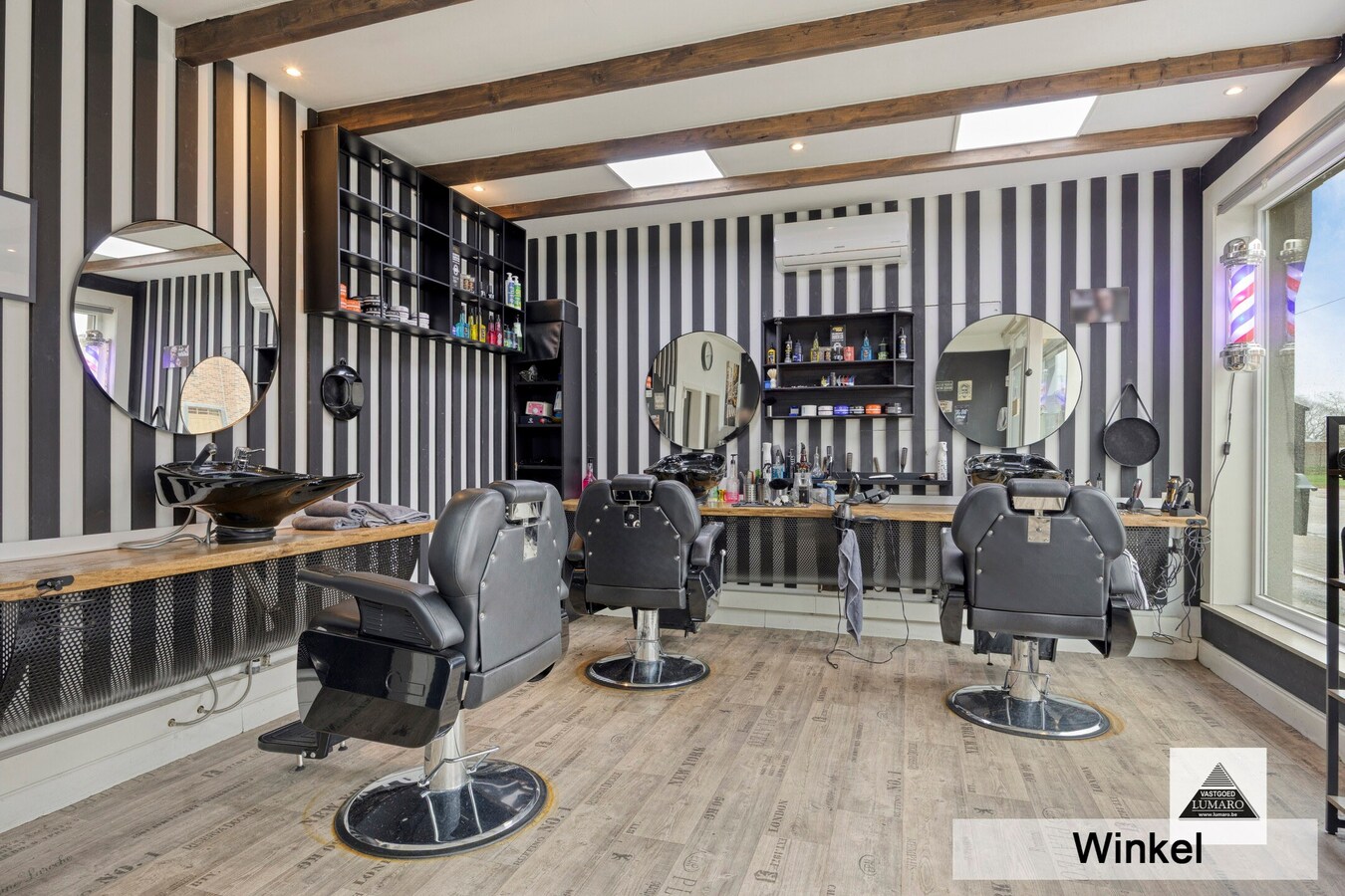 Dilsen-centrum - opbrengstpand: winkel + 2 appartementen 