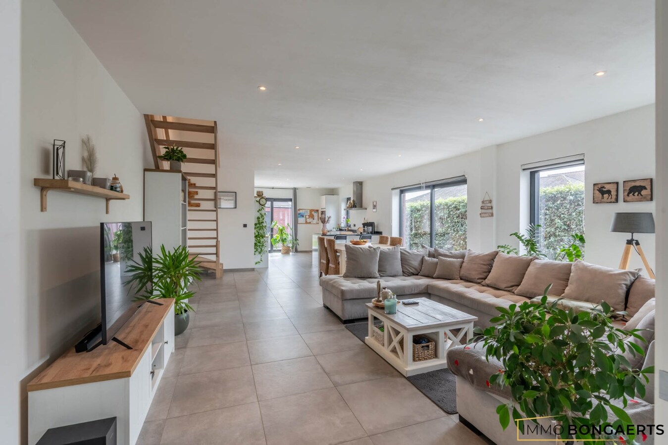 Moderne woning in het centrum van Opglabbeek met 3 slaapkamers. 