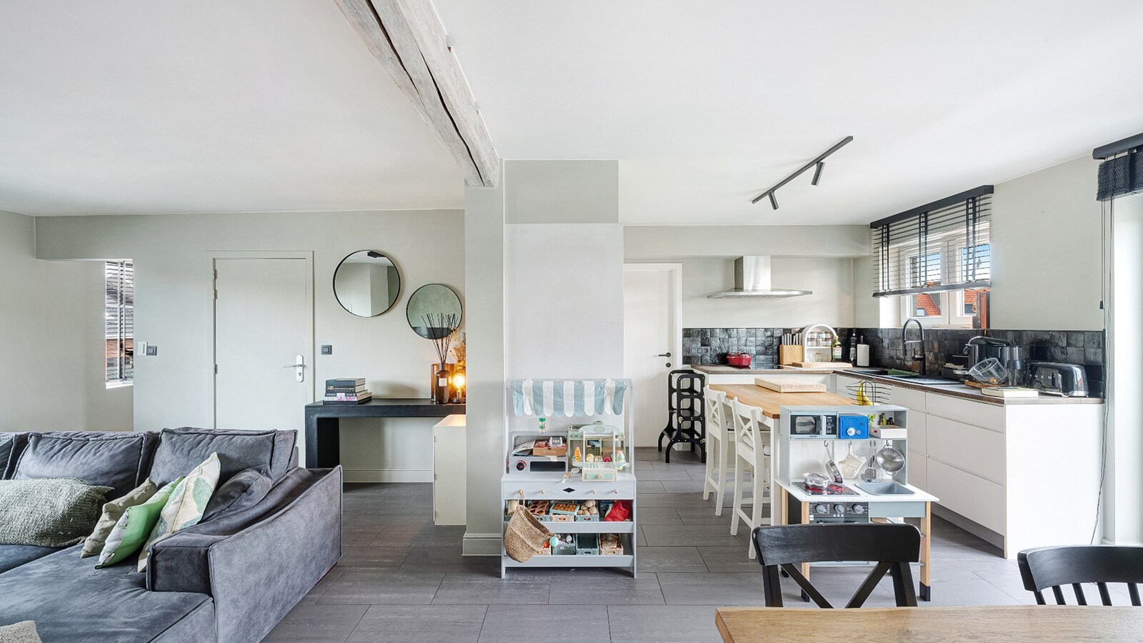 Smaakvol duplexappartement dichtbij het strand 