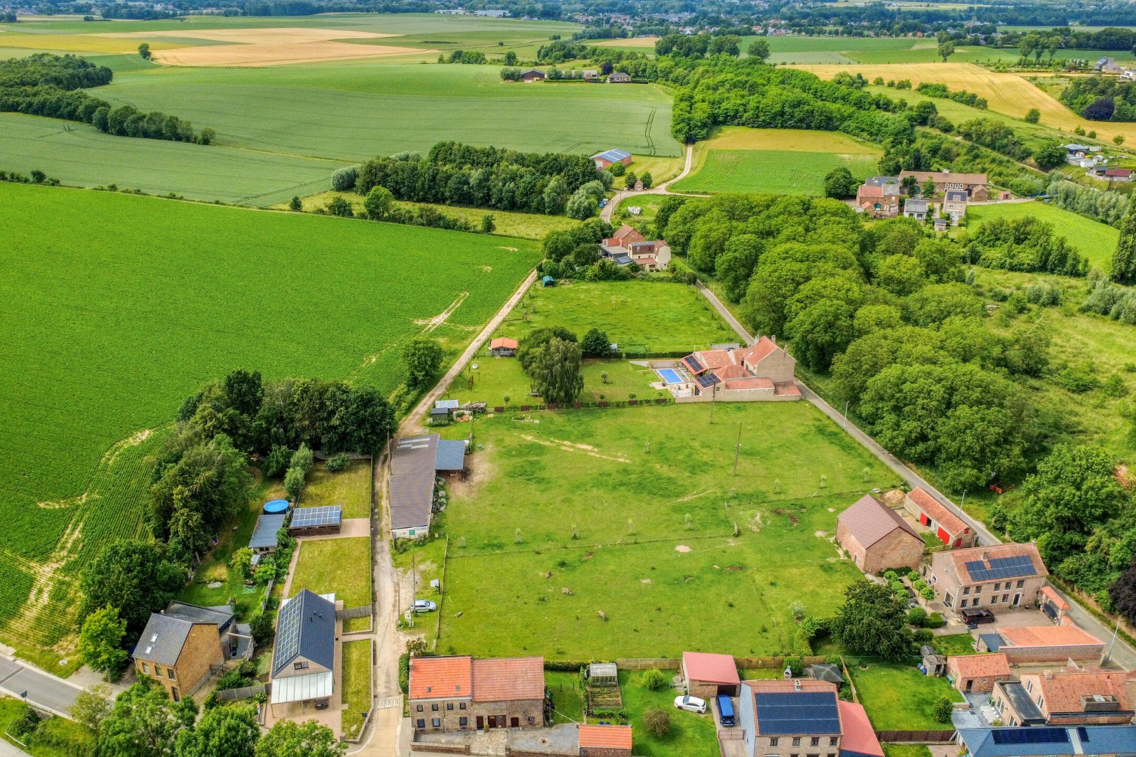 Uniek gelegen perceel bouwgrond voor open bebouwing - 13a 76ca 