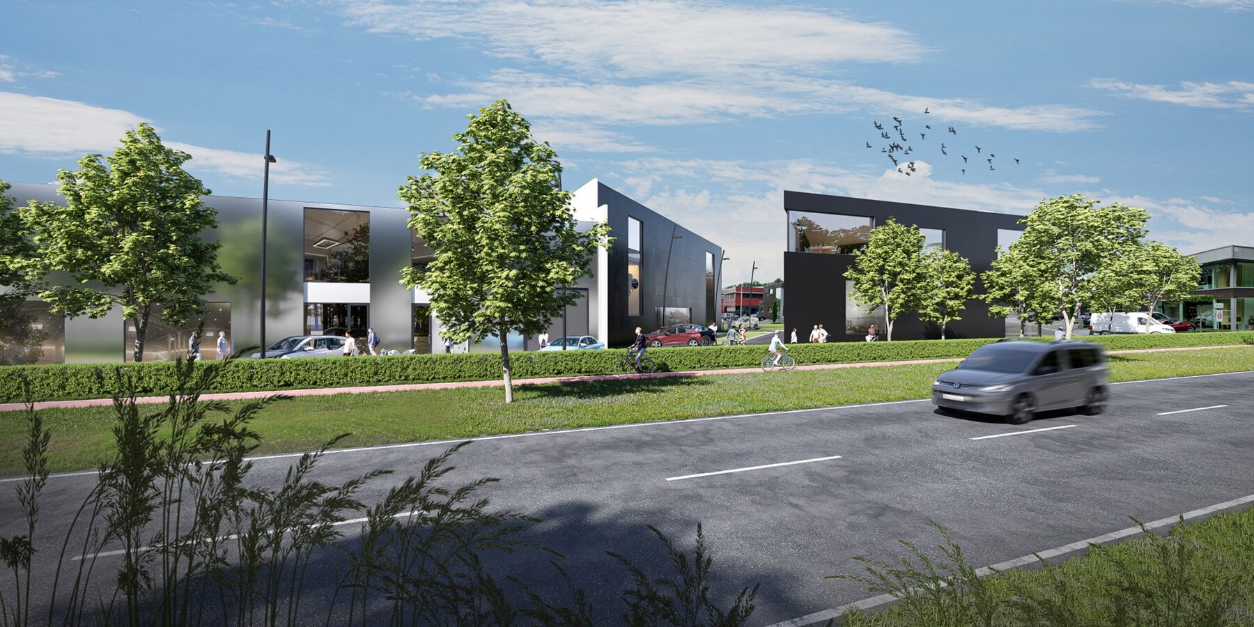 PARK AS: Splinternieuwe KMO-unit van 144 m² met flexibele invulling en professionele uitstraling. 