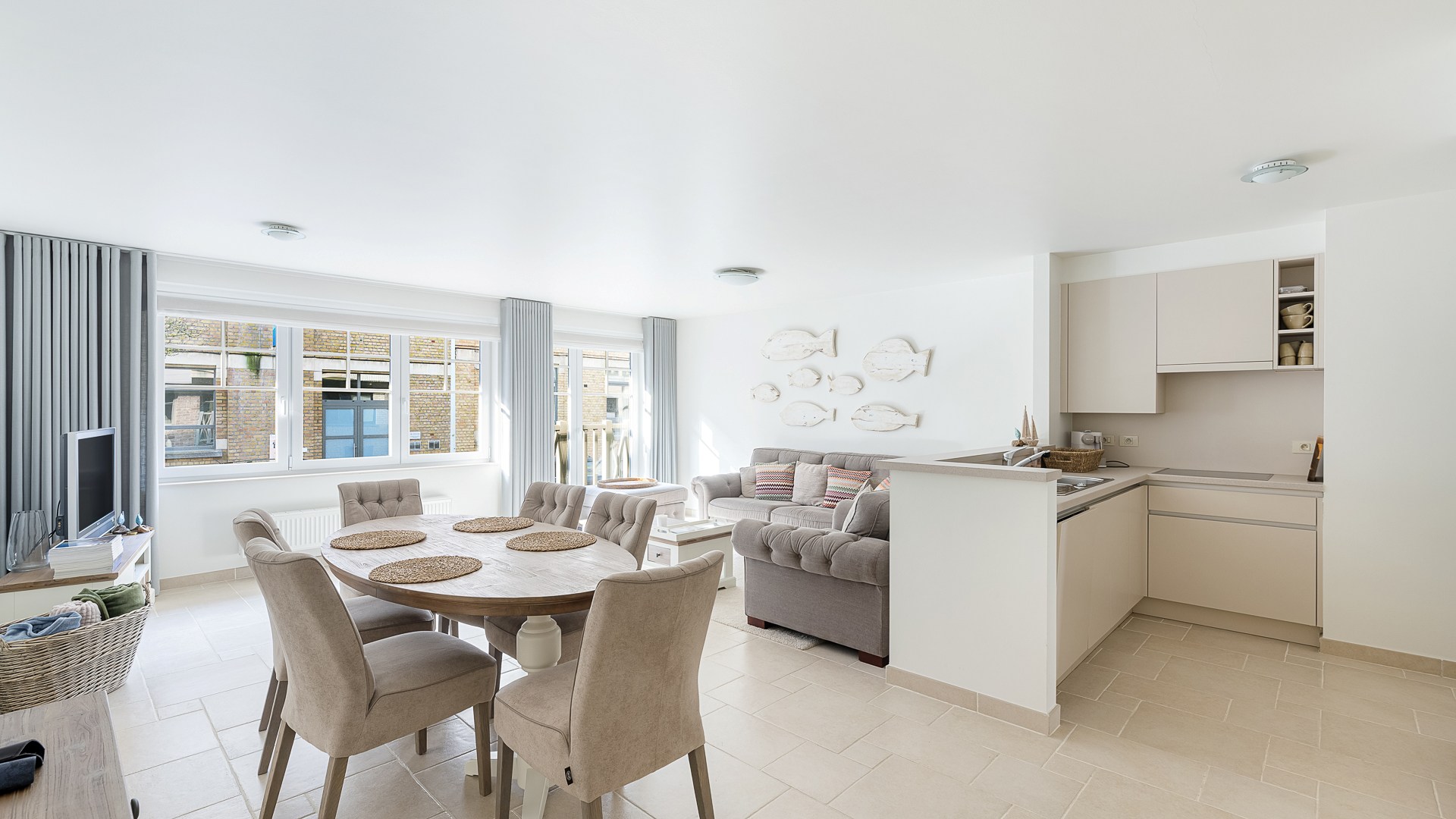 Appartement lumineux au rez-de-chaussée avec grand jardin ensoleillé à Knokke (avec possibilité d'achat d'une place de parking intérieure) 