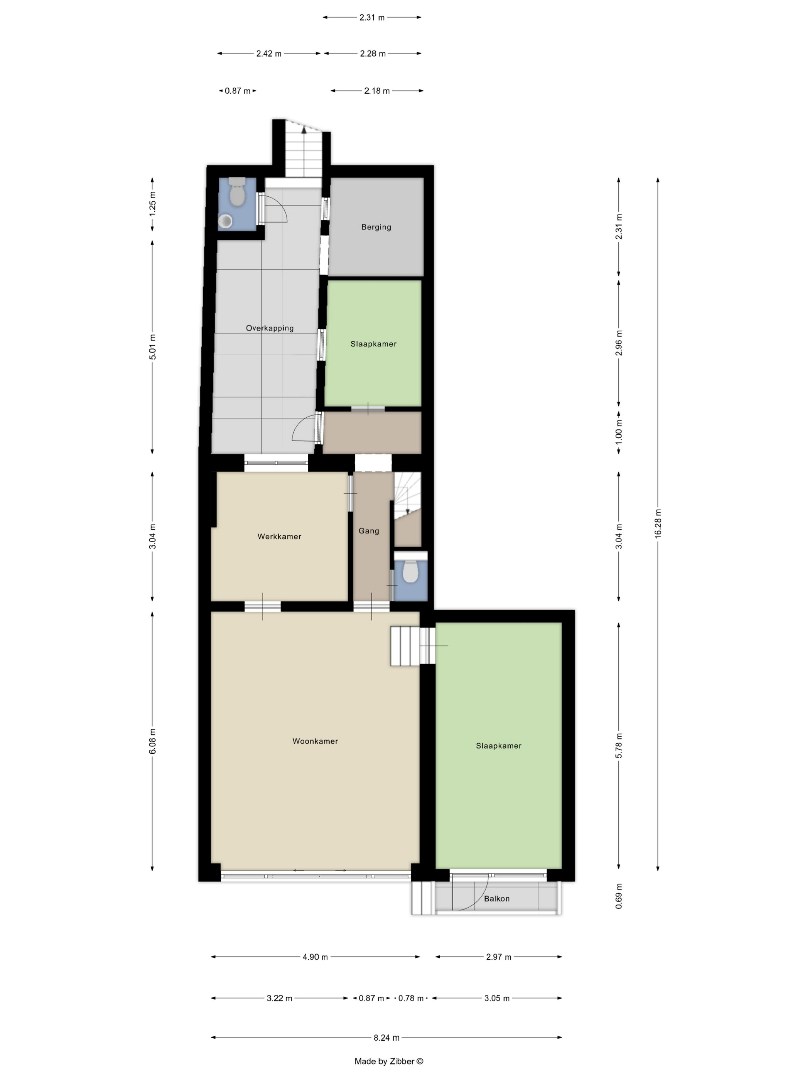 Gerenoveerd handelshuis met aangename tuin en garage op goede ligging in Herent 