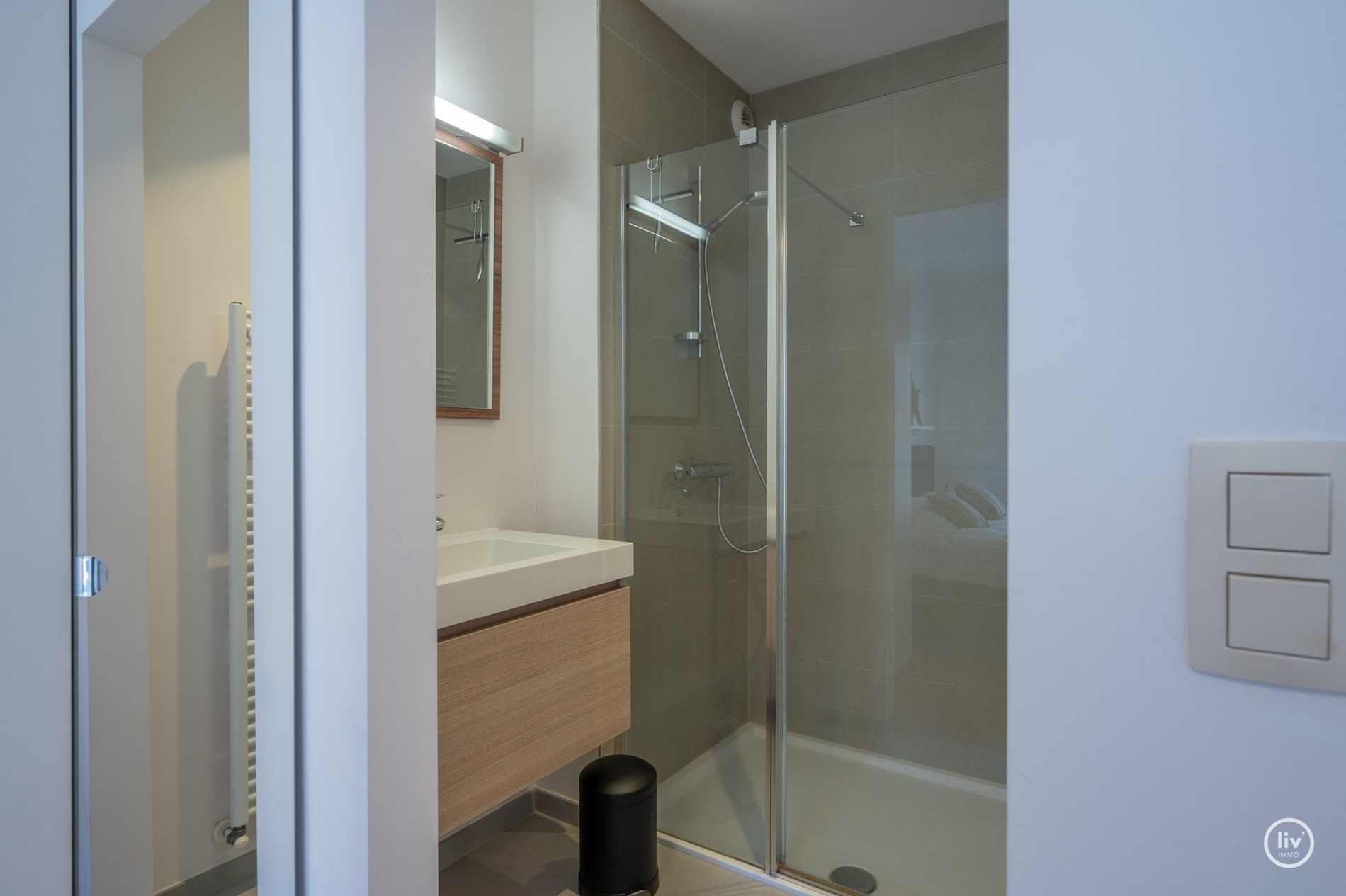 Magnifique appartement avec grande terrasse ensoleillée au centre de Knokke. 