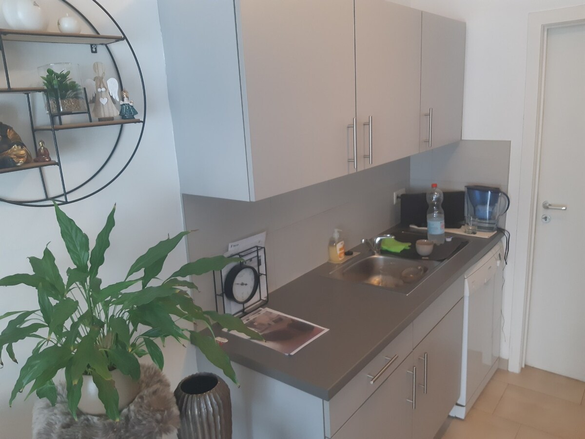 Eigentijds appartement met 2 autostaanplaatsen 