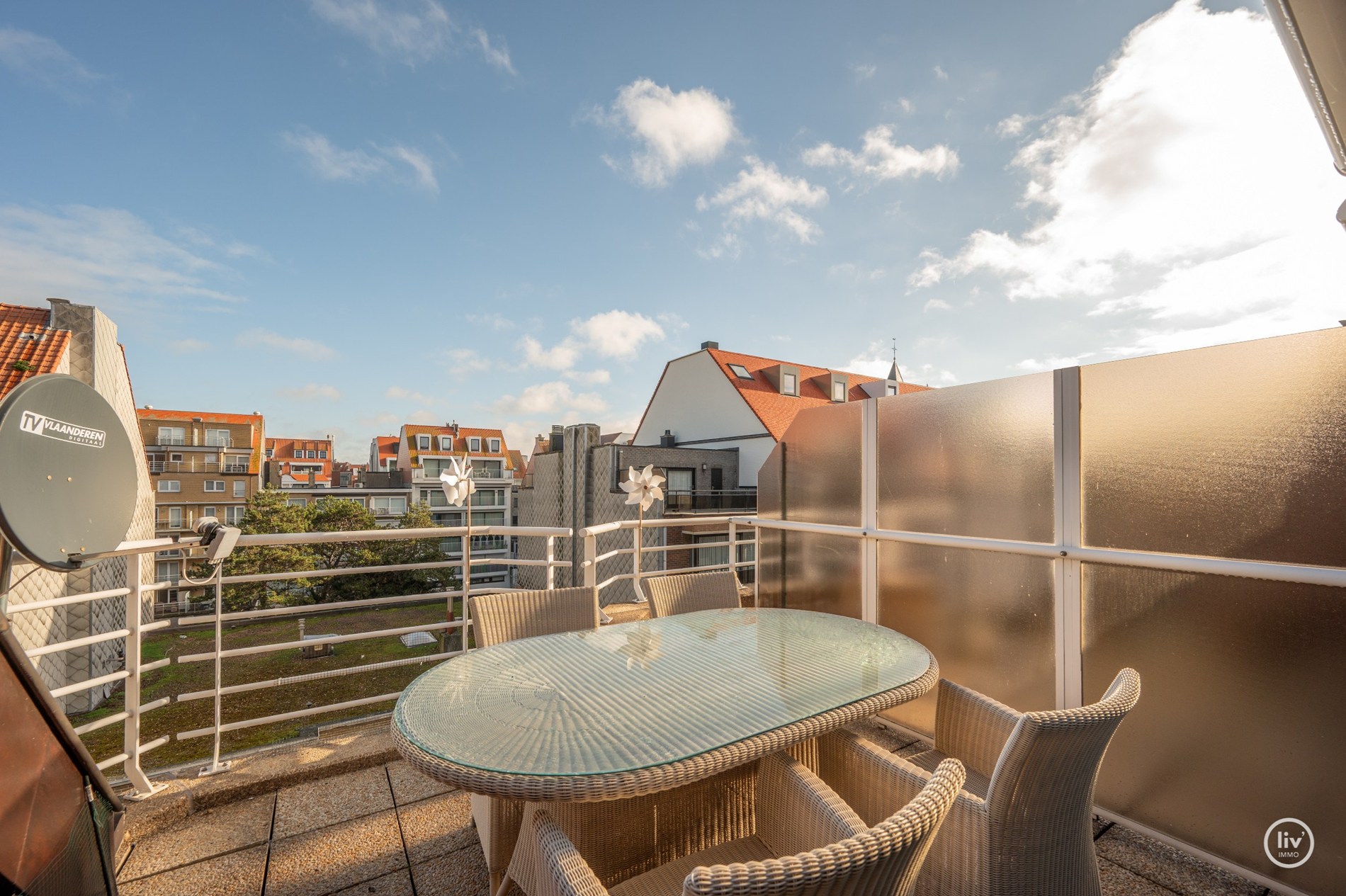 Centraal gelegen triplex-appartement met ruime zonne-terrassen op wandelafstand van de Zeedijk-Albertstrand en Dumortierlaan 