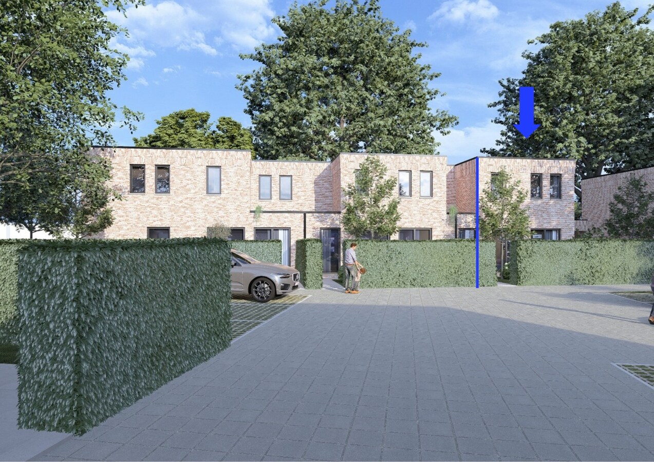 Moderne, Bijna Energie Neutrale stadswoning met private tuin in het centrum van Stokkem! 