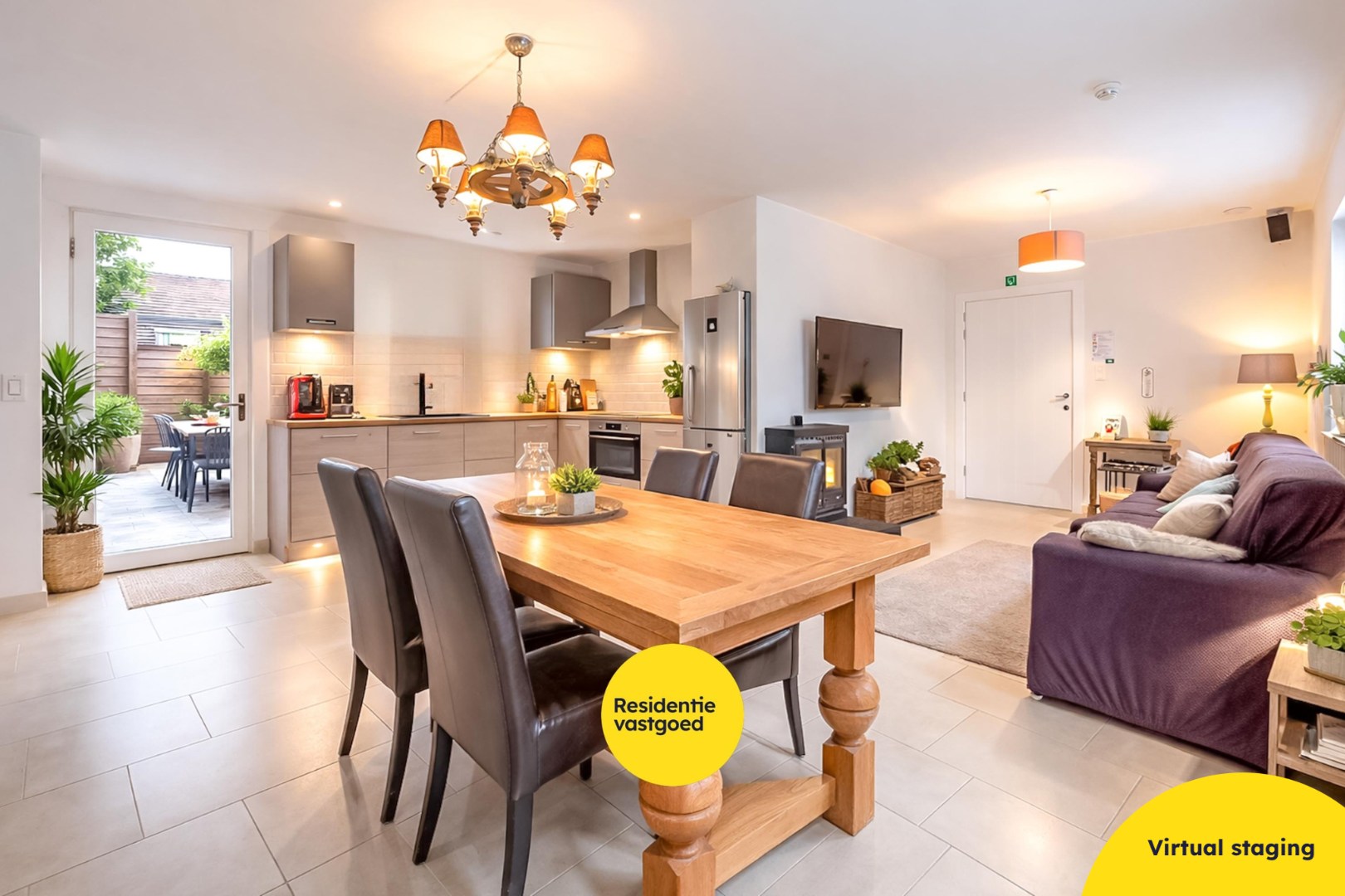 Instapklare halfopen bebouwing (2009) te Ramskapelle op 244 m². 