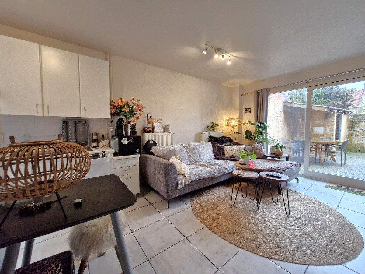 Knusse éénslaapkamerwoning in hartje Brugge. 