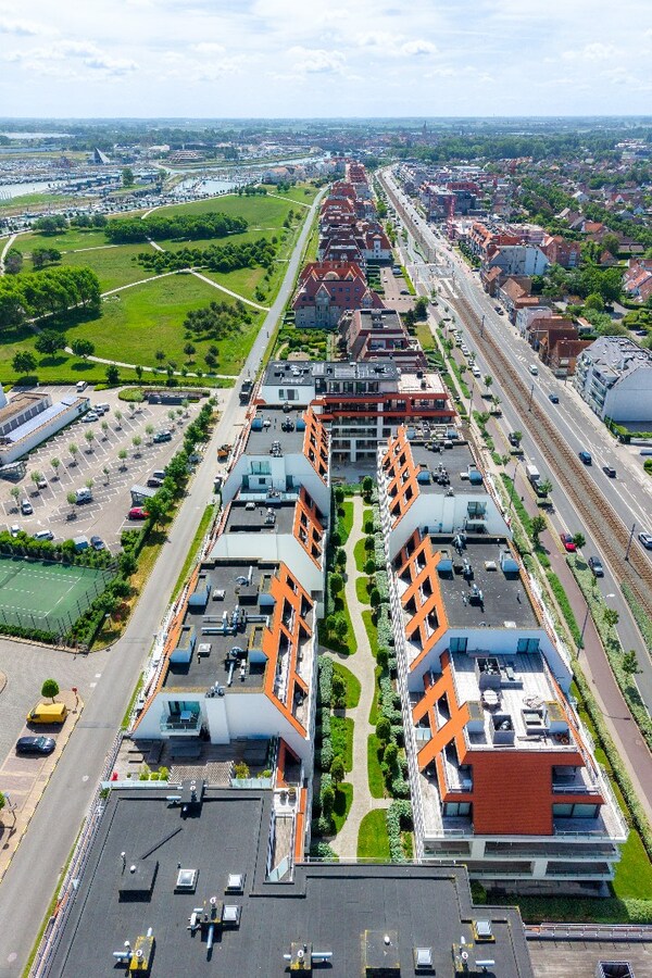 Luxueus afgewerkt nieuwbouwappartement met 2 slaapkamers en royaal terras 