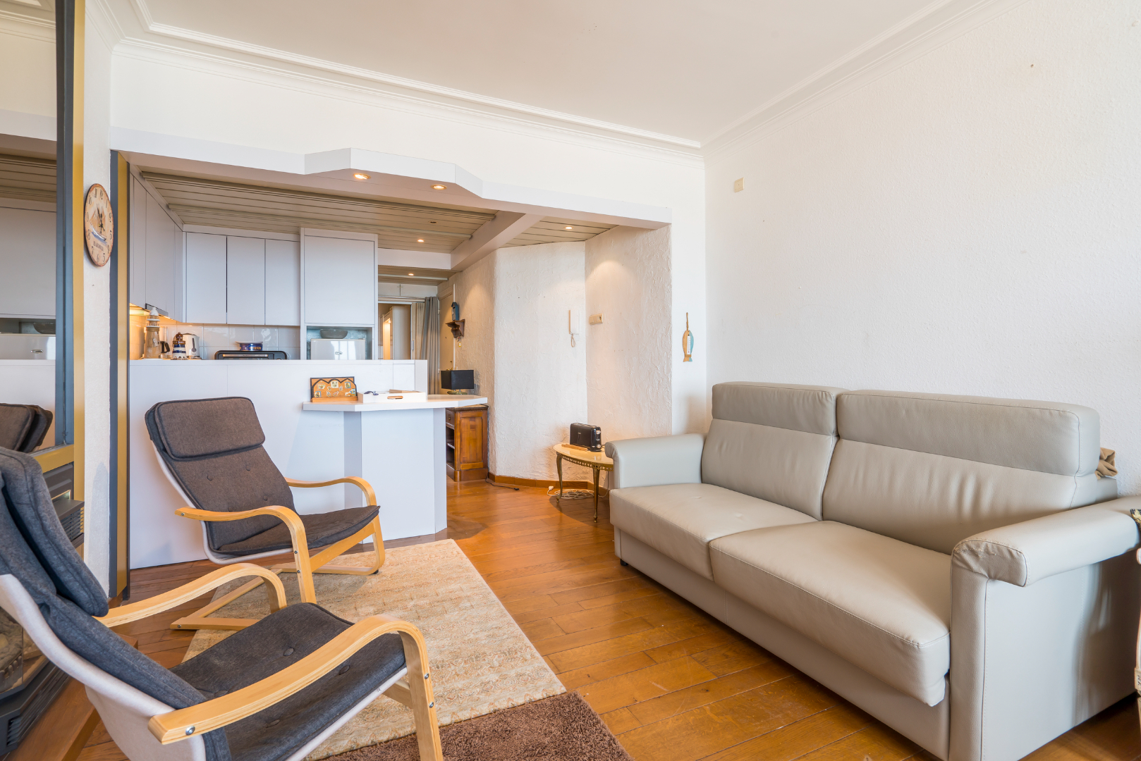 APPARTEMENT MET FRONTAAL ZEEZICHT IN CENTRUM OOSTENDE - 1 SLAAPKAMER 