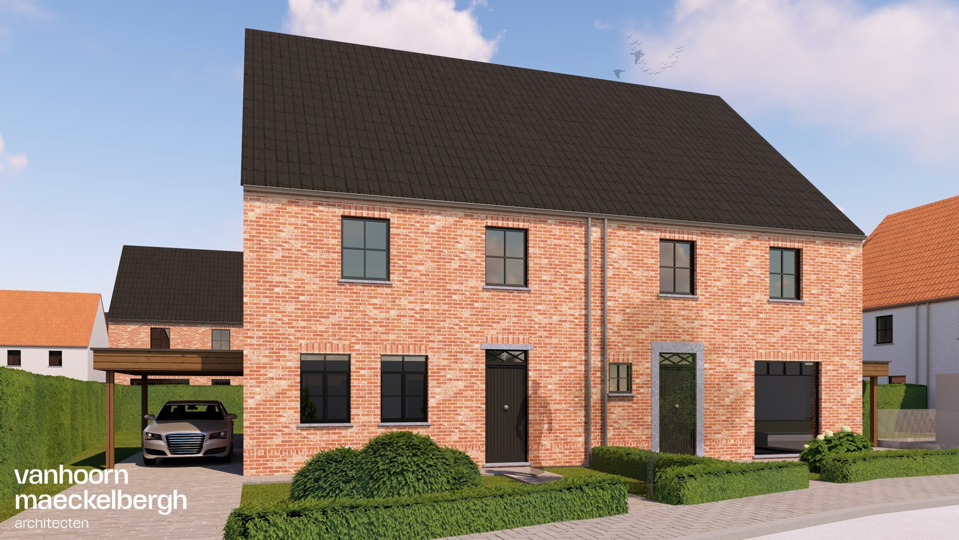 Ruime 3-slaapkamer nieuwbouwwoning in het centrum van Gistel 