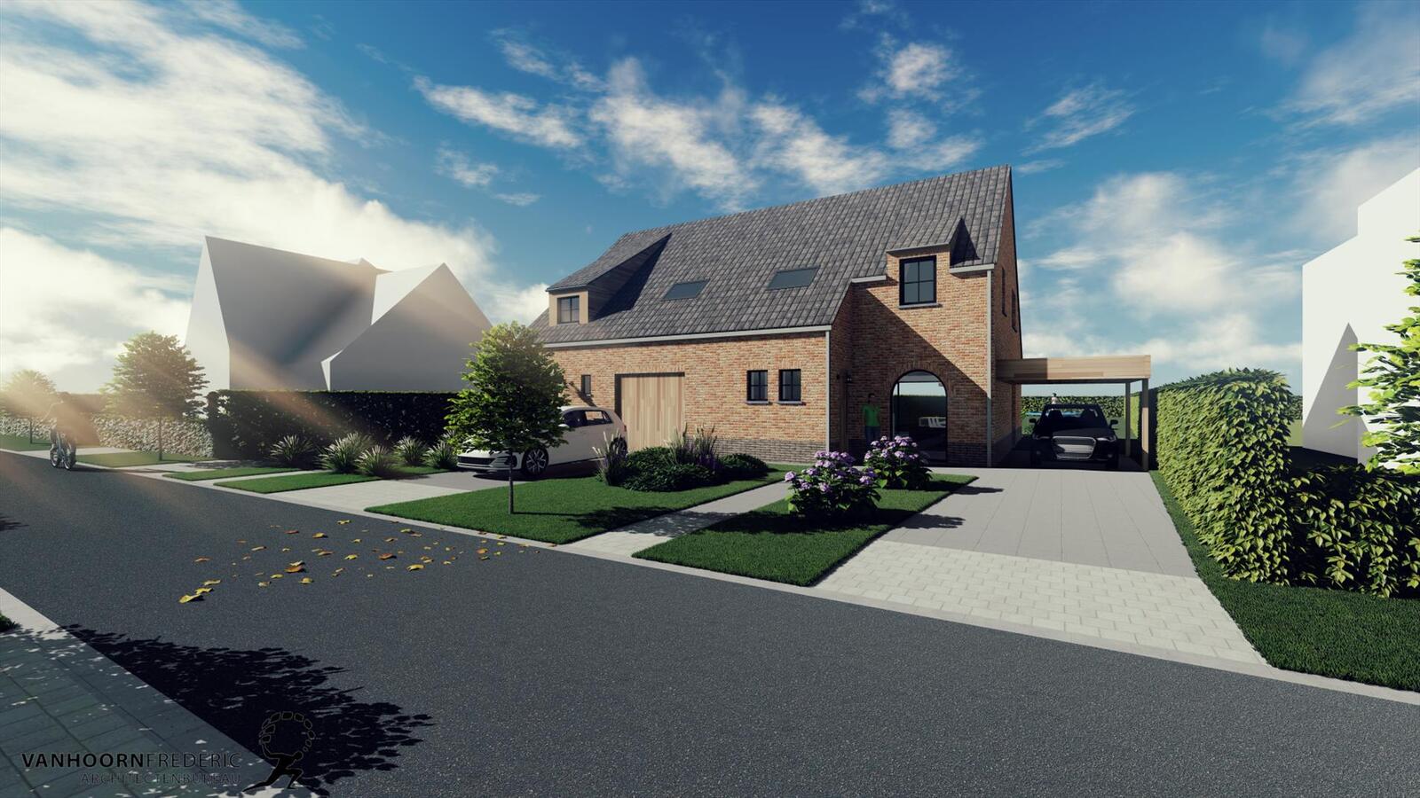 Ruime koppelwoonst in pastoriestijl 