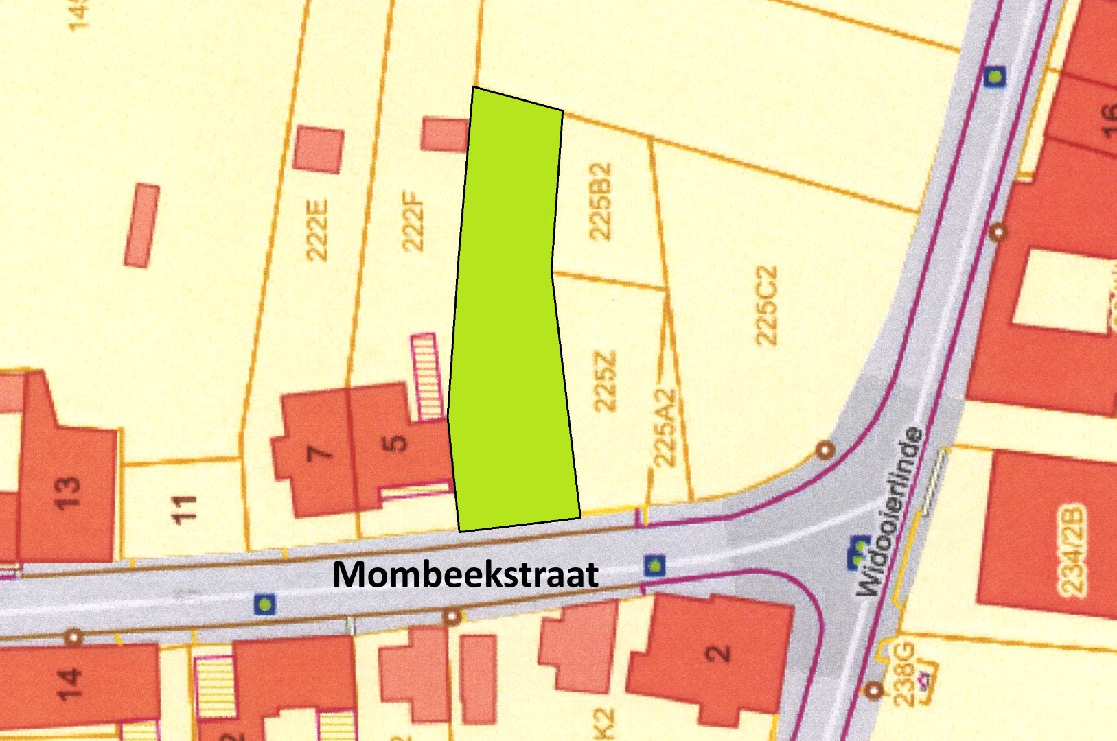 Bouwperceel voor half open bebouwing - landelijk gelegen 