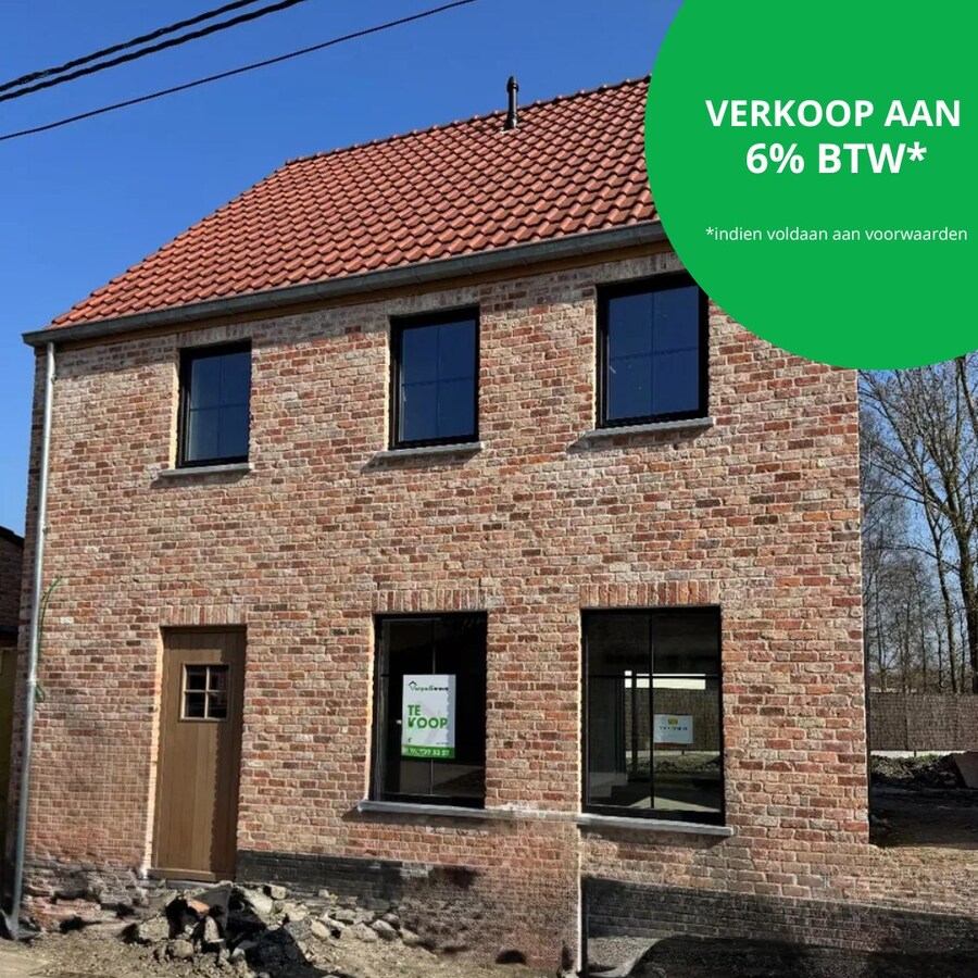 Alleenstaande nieuwbouwwoning met 4 slaapkamers en tuin te Koekelare 