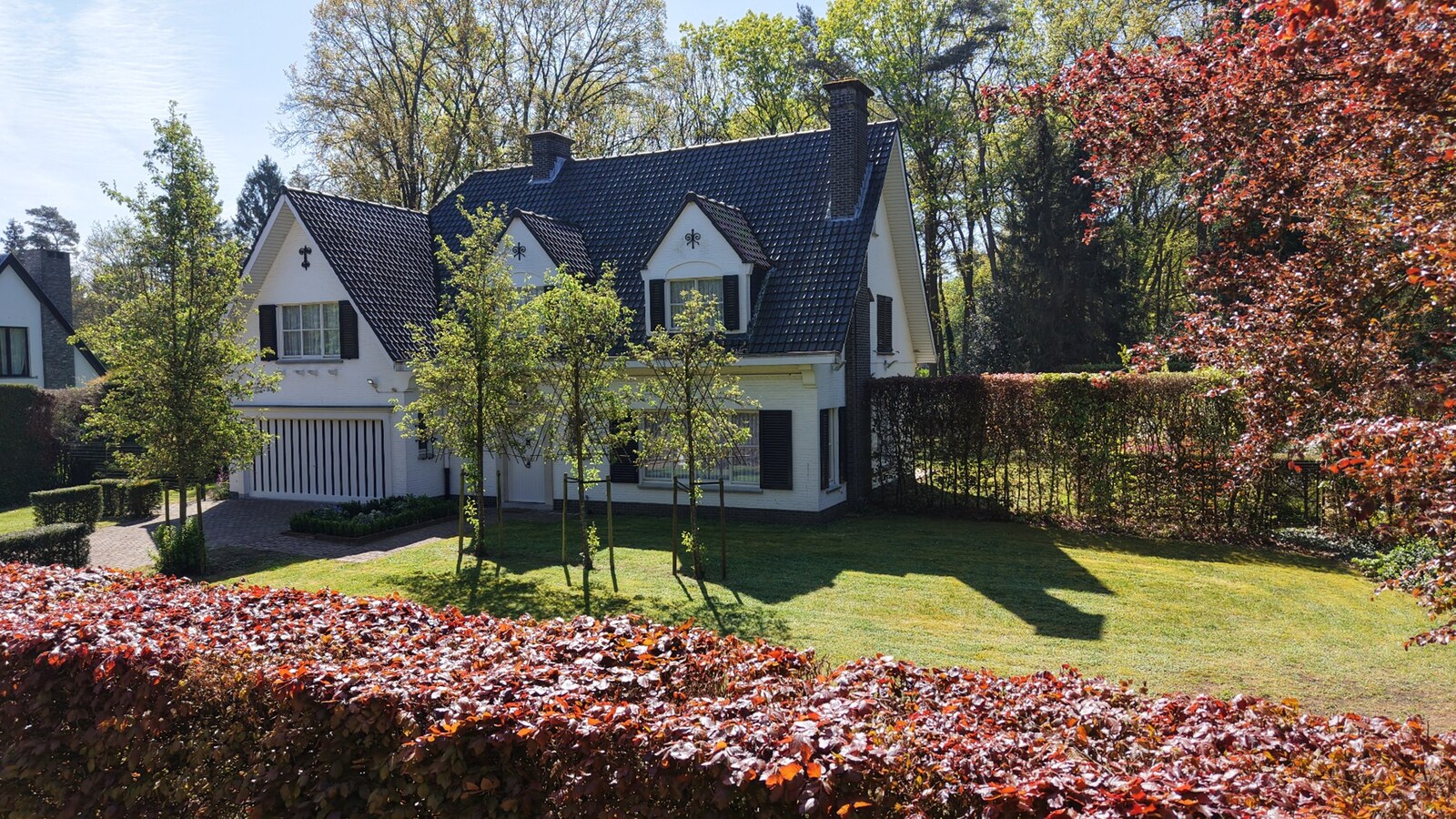 Klassieke villa op een perceel van 3.890 m² met een straatbreedte van 40 meter en Zuid-Oriëntatie te Schilde 