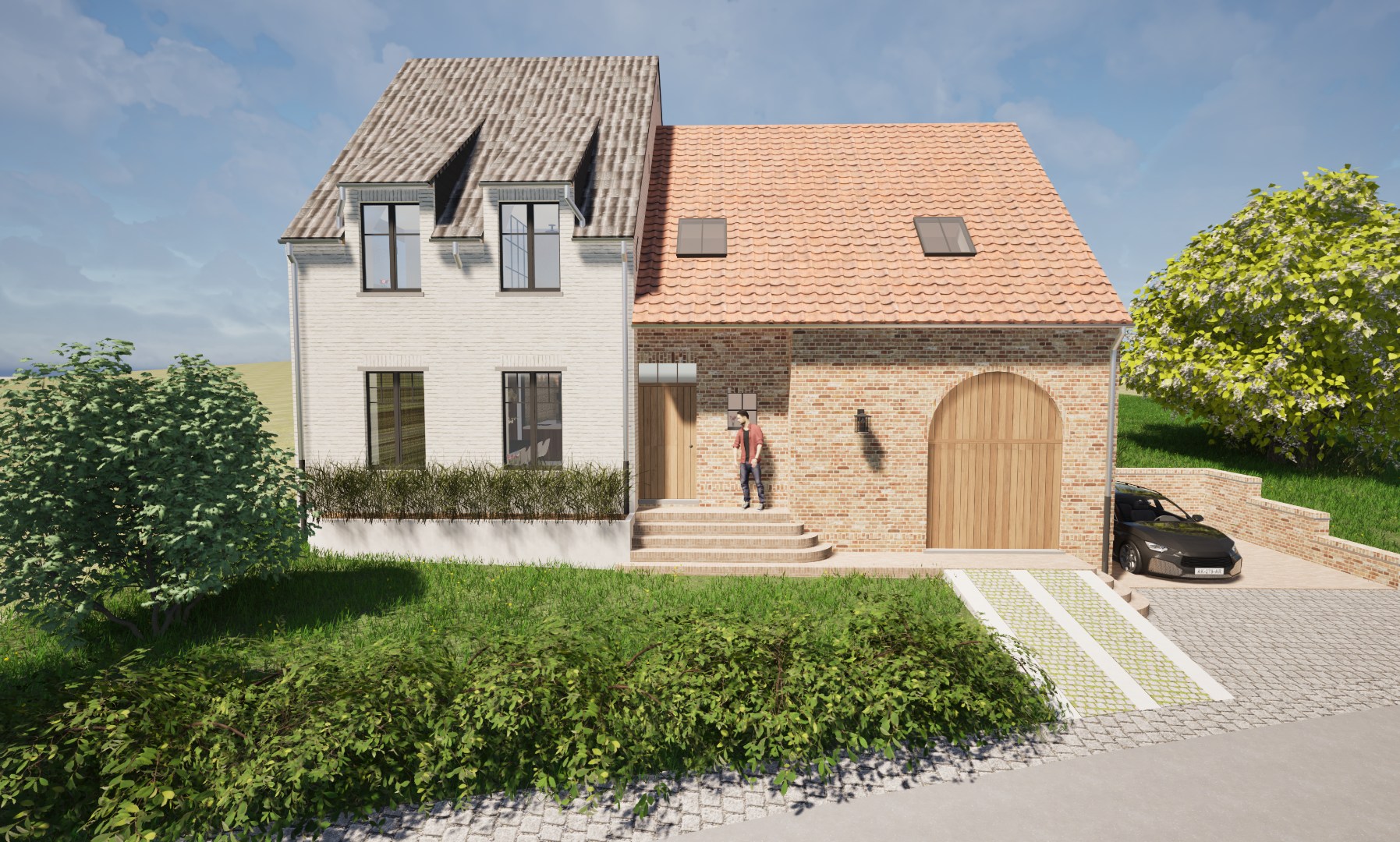 Ruime woning met veel potentieel in een groene omgeving op 39a 