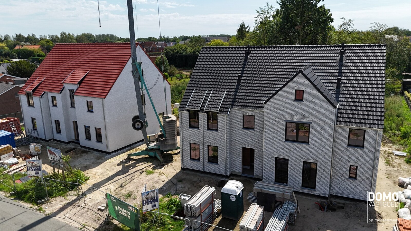 Energiezuinig nieuwbouwproject in het centrum van Kermt. 