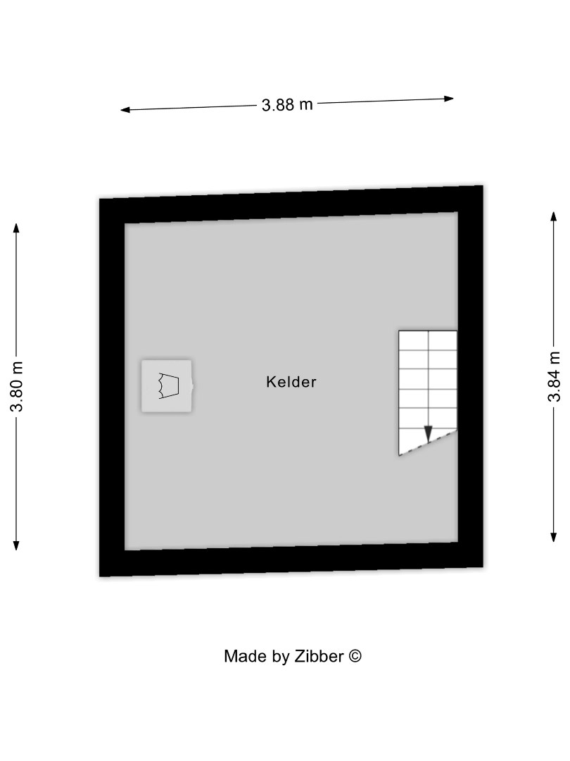 Woning met 2 ruime slaapkamers, 2 badkamers en buitenruimte in Kessel-Lo! – EPC 293 kWh/m² - bewoonbare opp. 100 m² 