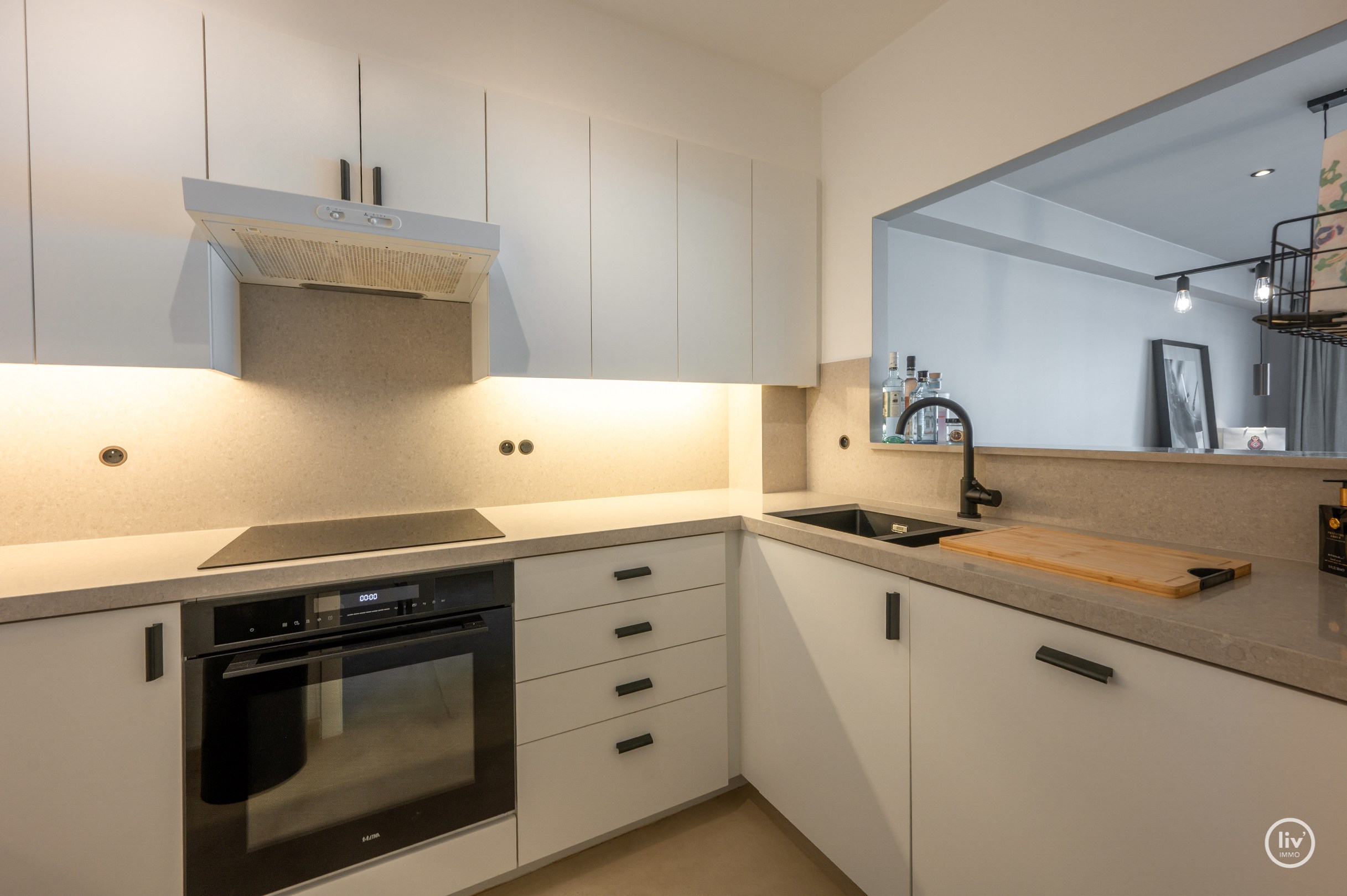 Appartement spacieux et agréable avec 2 chambres à coucher au centre de Knokke 