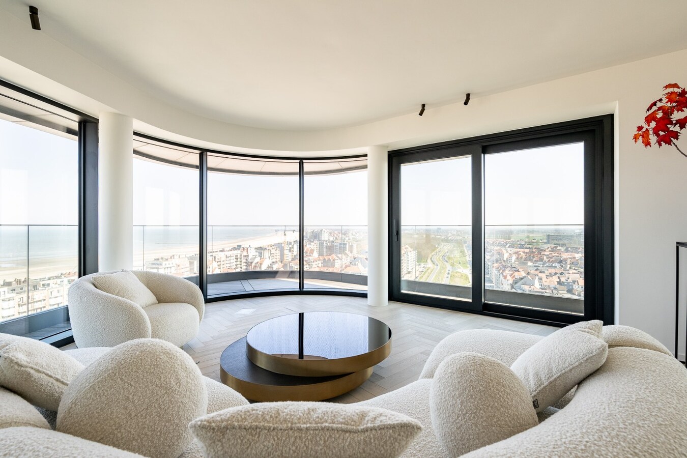 Eén van de hoogsgelegen appartementen van Knokke-Heist met magnifieke zichten 