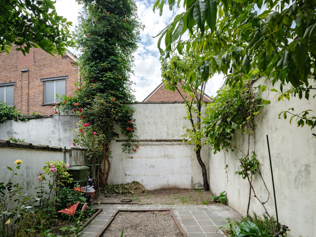 Ruim huis met stadstuin 