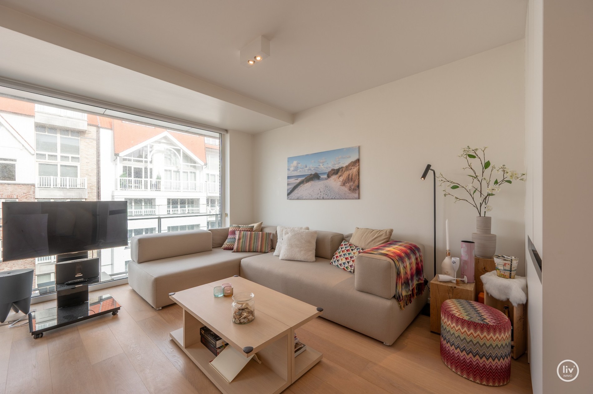 Zeer aangenaam en tevens recent appartement in centrum Knokke. 